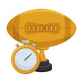 american football trophy award Royalty Free Stock Photo