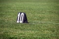 American football 10 yard line marker Royalty Free Stock Photo