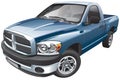 American full-size pickup Royalty Free Stock Photo