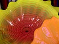 American glass sculptor and entrepreneur Dale Chihuly`s work displayed at Clinton Presidential Center Royalty Free Stock Photo