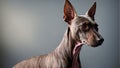 American hairless terrier dog
