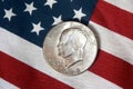 American Half Dollar Coin Royalty Free Stock Photo