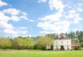 American Home: Southern-Style Mansion Royalty Free Stock Photo