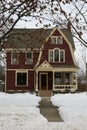 American Home in Winter