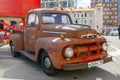 The American Hot rod car Ford F-Series Pickup first generation 1951 model year