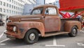 The American Hot rod car Ford F-Series Pickup first generation 1951 model year Royalty Free Stock Photo