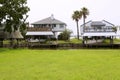 American houses in south Texas river boats Royalty Free Stock Photo