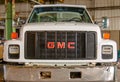 American Huge GMC Pickup. Front View. Close Up