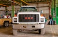 American Huge GMC Pickup. Front View Royalty Free Stock Photo