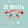 American Independence Day Patriotic background Royalty Free Stock Photo