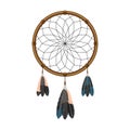 American indian dream catcher icon Royalty Free Stock Photo