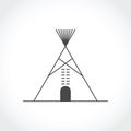American Indian Tipi Icon