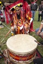 American Indian at UCLA Pow Wow Royalty Free Stock Photo