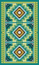 American Indians tribal blanket pattern. Royalty Free Stock Photo