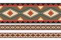 American Indians tribal blanket patterns. Royalty Free Stock Photo