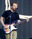 The Front Bottoms in concert at the Panorama Music Festival Royalty Free Stock Photo