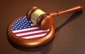 American Law And Justice Concept Royalty Free Stock Photo