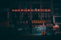 American Legion neon sign, Chinatown, Manhattan, New York