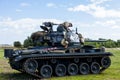 American Light Chaffee Tank and crew. Royalty Free Stock Photo