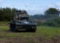 American Light Chaffee Tank and crew. Royalty Free Stock Photo