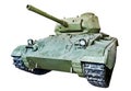 American light tank M24 Chaffee isolated