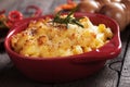 American mac and cheese Royalty Free Stock Photo