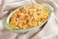 American mac and cheese pasta Royalty Free Stock Photo