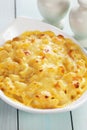 American mac and cheese pasta Royalty Free Stock Photo