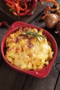 American mac and cheese pasta Royalty Free Stock Photo