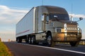 American Mack Anthem truck on the highway