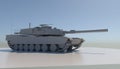 American main battle tank. Copy space Royalty Free Stock Photo