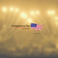 American map flag Independence day Royalty Free Stock Photo