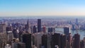 American metropolis of New York City Manhattan panorama