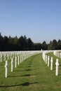 The American Military Cemetary in Luxembourg Royalty Free Stock Photo