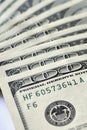 American Money - US Dollar Notes Royalty Free Stock Photo