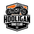 American Motorcycle Club logo design. Premium Motor club logo