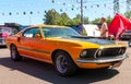 American muscle car 1970 Ford Mustang Mach 1 Royalty Free Stock Photo