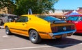 American muscle car 1970 Ford Mustang Mach 1 Royalty Free Stock Photo