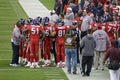 American NFL Football Players with Coaches