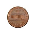 American one cent coin 1995 Royalty Free Stock Photo