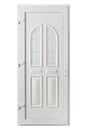 american panel pvc door with frosted glass Royalty Free Stock Photo