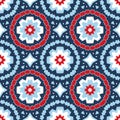 American patriotic eastern style geometric pattern