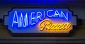 American pizza sign