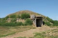 American plains Indian earth house.