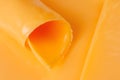 American Processed Cheese Slices Macro Royalty Free Stock Photo