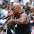 American rapper, singer, and songwriter Flo Rida participates at Arthur Ashe Kids Day 2016 Royalty Free Stock Photo