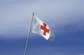 American Red Cross flag, Denver, Colorado Royalty Free Stock Photo