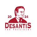 American Republican and Florida Governor Ronald Dion Desantis for President 2024