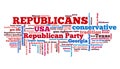 American Republican Party Royalty Free Stock Photo