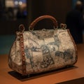 American Revolution Purse With Intricate Design